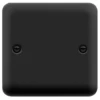 Click Deco Plus Matt Black Single Blank Plate DPMB060 -RS Electrical Supplies Click Deco Plus Matt Black Single Blank Plate DPMB060 Available from RS Electrical Supplies