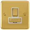 Click Deco Plus Polished Brass 13A Switched Spur DPBR751WH