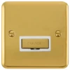 Click Deco Plus Polished Brass 13A Unswitched Spur DPBR750WH -RS Electrical Supplies Click Deco Plus Polished Brass 13A Unswitched Spur DPBR750WH Available from RS Electrical Supplies