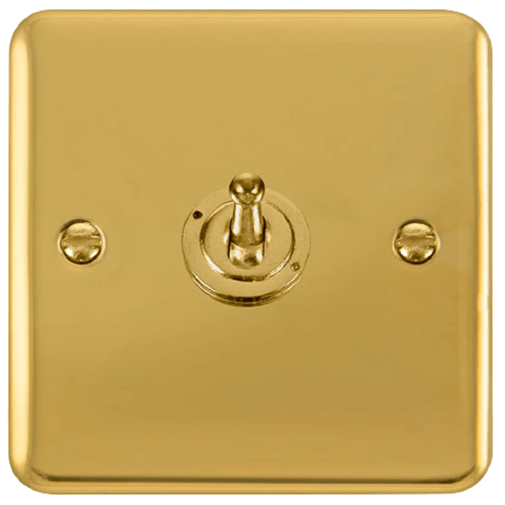 Click Deco Plus Polished Brass 1G Toggle Switch DPBR421 3 Click Deco Plus Polished Brass 1G Toggle Switch DPBR421