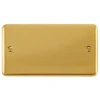 Click Deco Plus Polished Brass Double Blank Plate DPBR061 -RS Electrical Supplies Click Deco Plus Polished Brass Double Blank Plate DPBR061 Available from RS Electrical Supplies