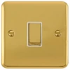 Click Deco Plus Polished Brass Intermediate Switch DPBR425WH