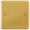 Click Deco Plus Polished Brass Single Blank Plate DPBR060 -RS Electrical Supplies Click Deco Plus Polished Brass Single Blank Plate DPBR060 Available from RS Electrical Supplies