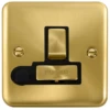 Click Deco Plus Satin Brass 13A Switched Spur With Flex DPSB551BK 2 Click Deco Plus Satin Brass 13A Switched Spur With Flex DPSB551BK -RS Electrical Supplies Click Deco Plus Satin Brass 13A Switched Spur with Flex DPSB551BK Available from RS Electrical Supplies