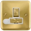 Click Deco Plus Satin Brass 13A Switched Spur With Flex DPSB551WH 1 Click Deco Plus Satin Brass 13A Switched Spur With Flex DPSB551WH -RS Electrical Supplies Click Deco Plus Satin Brass 13A Switched Spur with Flex DPSB551WH Available from RS Electrical Supplies