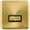 Click Deco Plus Satin Brass 13A Unswitched Spur DPSB750BK -RS Electrical Supplies Click Deco Plus Satin Brass 13A Unswitched Spur DPSB750BK Available from RS Electrical Supplies