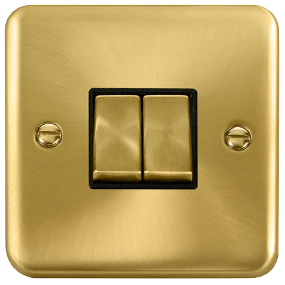 Click Deco Plus Satin Brass 2W & Intermediate Switch DPSB4125BK 3 Click Deco Plus Satin Brass 2W & Intermediate Switch DPSB4125BK