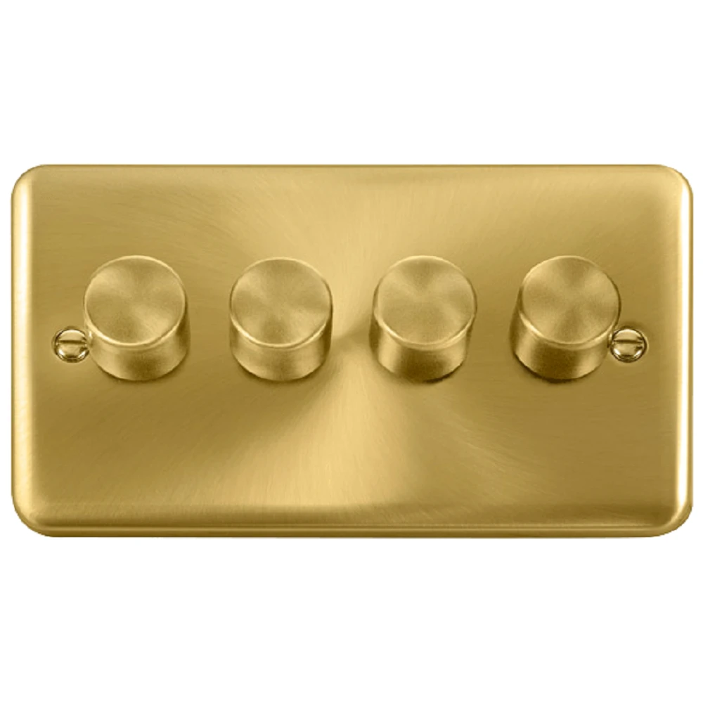 Click Deco Plus Satin Brass 4G LED Dimmer Switch DPSB164 3 Click Deco Plus Satin Brass 4G LED Dimmer Switch DPSB164