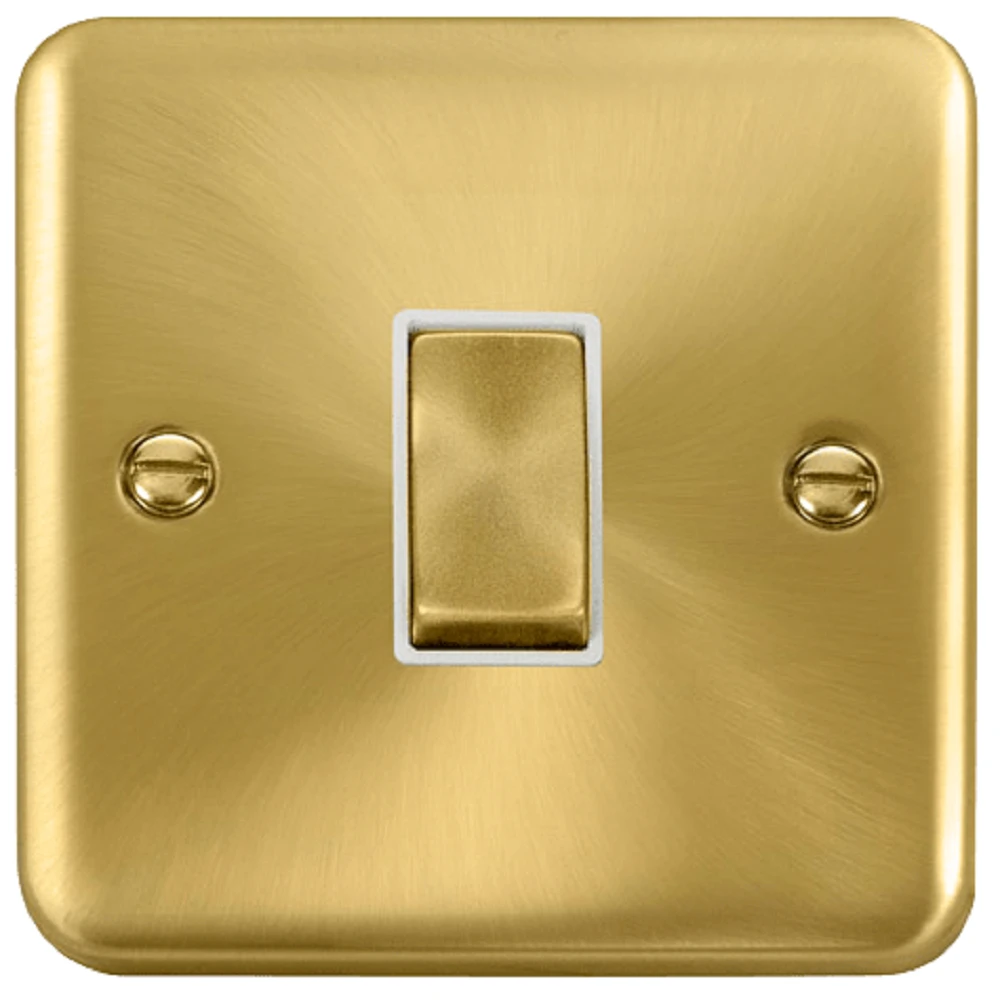 Click Deco Plus Satin Brass Intermediate Switch DPSB425WH 3 Click Deco Plus Satin Brass Intermediate Switch DPSB425WH