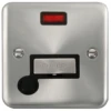 Click Deco Plus Satin Chrome 13A Fused Connection Unit With Neon And Flex DPSC553BK -RS Electrical Supplies Click Deco Plus Satin Chrome 13A Fused Connection Unit with Neon and Flex DPSC553BK Available from RS Electrical Supplies