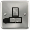 Click Deco Plus Satin Chrome 13A Switched Spur With Flex DPSC551BK 1 Click Deco Plus Satin Chrome 13A Switched Spur With Flex DPSC551BK -RS Electrical Supplies Click Deco Plus Satin Chrome 13A Switched Spur with Flex DPSC551BK Available from RS Electrical Supplies