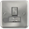 Click Deco Plus Satin Chrome 13A Switched Spur With Flex DPSC551GY -RS Electrical Supplies Click Deco Plus Satin Chrome 13A Switched Spur with Flex DPSC551GY Available from RS Electrical Supplies