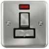 Click Deco Plus Satin Chrome 13A Switched Spur With Neon DPSC752BK -RS Electrical Supplies Click Deco Plus Satin Chrome 13A Switched Spur with Neon DPSC752BK Available from RS Electrical Supplies