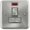 Click Deco Plus Satin Chrome 13A Switched Spur With Neon DPSC752GY -RS Electrical Supplies Click Deco Plus Satin Chrome 13A Switched Spur with Neon DPSC752GY Available from RS Electrical Supplies