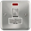 Click Deco Plus Satin Chrome 13A Switched Spur With Neon DPSC752WH -RS Electrical Supplies Click Deco Plus Satin Chrome 13A Switched Spur with Neon DPSC752WH Available from RS Electrical Supplies