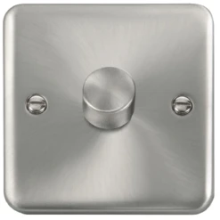 Click Deco Plus Satin Chrome 1G LED Dimmer Switch DPSC161
