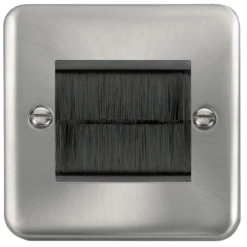 Click Deco Plus Satin Chrome 2G Cable Brush Outlet DPSCBRUSHBK