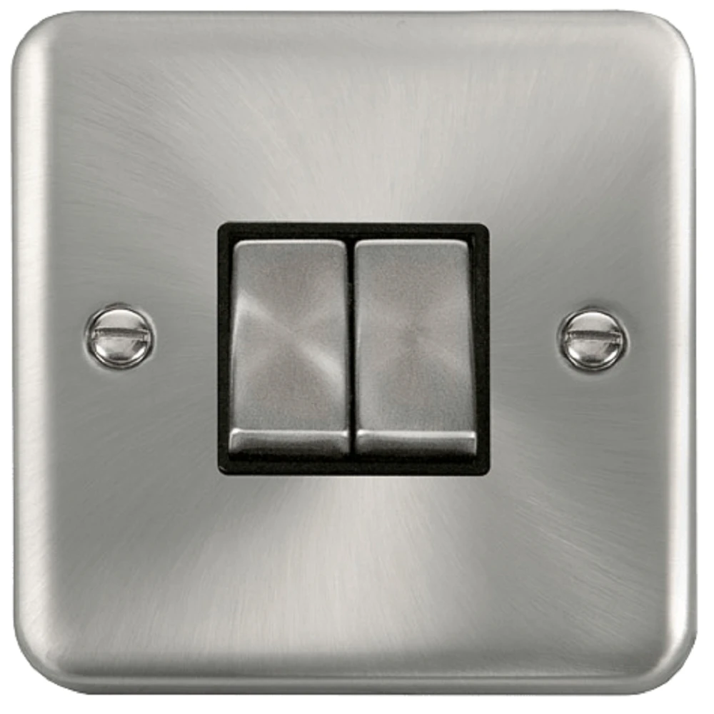 Click Deco Plus Satin Chrome 2W & Intermediate Switch DPSC4125BK 3 Click Deco Plus Satin Chrome 2W & Intermediate Switch DPSC4125BK