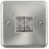 Click Deco Plus Satin Chrome 2G Light Switch DPSC412WH 2 Click Deco Plus Satin Chrome 2G Light Switch DPSC412WH -RS Electrical Supplies Click Deco Plus Satin Chrome 2G Light Switch DPSC412WH Available from RS Electrical Supplies