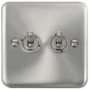 Click Deco Plus Satin Chrome 2G Toggle Switch DPSC422 -RS Electrical Supplies Click Deco Plus Satin Chrome 2G Toggle Switch DPSC422 Available from RS Electrical Supplies 1