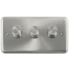 Click Deco Plus Satin Chrome 3G LED Dimmer Switch DPSC163 -RS Electrical Supplies Click Deco Plus Satin Chrome 3G LED Dimmer Switch DPSC163 Available from RS Electrical Supplies