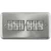 Click Deco Plus Satin Chrome 6G Light Switch DPSC416GY -RS Electrical Supplies Click Deco Plus Satin Chrome 6G Light Switch DPSC416GY Available from RS Electrical Supplies