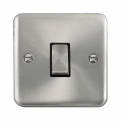 Click Deco Plus Satin Chrome Intermediate Switch DPSC425BK