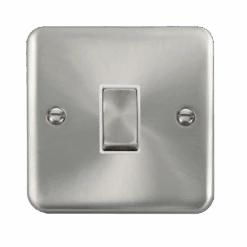 Click Deco Plus Satin Chrome Intermediate Switch DPSC425WH