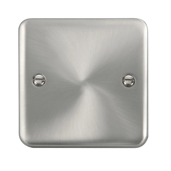 Click Deco Plus Satin Chrome Single Blank Plate DPSC060 3 Click Deco Plus Satin Chrome Single Blank Plate DPSC060