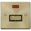 Click Deco Satin Brass 13A Unswitched Spur With Neon VPSB753BK -RS Electrical Supplies Click Deco Satin Brass 13 Unswitched Spur with Neon VPSB753BK available from RS Electrical Supplies