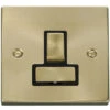 Click Deco Satin Brass 13A Switched Spur VPSB751BK -RS Electrical Supplies Click Deco Satin Brass 13A Switched Spur VPSB751BK available from RS Electrical Supplies