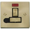 Click Deco Satin Brass 13A Switched Spur With Flex And Neon VPSB552BK 2 Click Deco Satin Brass 13A Switched Spur With Flex And Neon VPSB552BK -RS Electrical Supplies Click Deco Satin Brass 13A Switched Spur with Flex and Neon VPSB552BK Available from RS Electrical Supplies