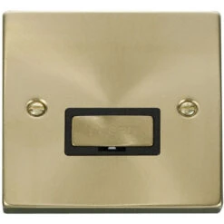 Click Deco Satin Brass 13A Unswitched Spur VPSB750BK