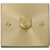 Click Deco Satin Brass 1G LED Dimmer Switch VPSB161 2 Click Deco Satin Brass 1G LED Dimmer Switch VPSB161 -RS Electrical Supplies Click Deco Satin Brass 1G LED Dimmer Switch VPSB161 available from RS Electrical Supplies