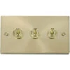 Click Deco Satin Brass 3G Toggle Switch VPSB423 -RS Electrical Supplies Click Deco Satin Brass 3G Toggle Switch VPSB423 available from RS Electrical Supplies
