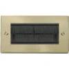 Click Deco Satin Brass 4G Cable Brush Outlet VPSB4BRUSHBK