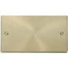 Click Deco Satin Brass Double Blank Plate VPSB061 1 Click Deco Satin Brass Double Blank Plate VPSB061 -RS Electrical Supplies Click Deco Satin Brass Double Blank Plate VPSB061 available from RS Electrical Supplies