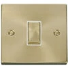 Click Deco Satin Brass Intermediate Switch VPSB425WH -RS Electrical Supplies Click Deco Satin Brass Intermediate Switch VPSB425WH Available from RS Electrical Supplies