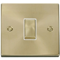 Click Deco Satin Brass Intermediate Switch VPSB425WH