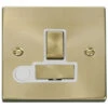 Click Deco Satin Brass 13A Switched Spur With Flex VPSB551WH 1 Click Deco Satin Brass 13A Switched Spur With Flex VPSB551WH -RS Electrical Supplies Click Deco Satin Brass Switched Spur Flex Outlet VPSB551WH Available from RS Electrical Supplies