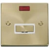 Click Deco Satin Brass 13A Unswitched Spur With Neon VPSB753WH 2 Click Deco Satin Brass 13A Unswitched Spur With Neon VPSB753WH -RS Electrical Supplies Click Deco Satin Brass Unswitched Spur Neon VPSB753WH Available from RS Electrical Supplies