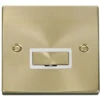 Click Deco Satin Brass 13A Unswitched Spur VPSB750WH