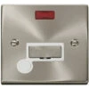 Click Deco Satin Chrome 13A Fused Connection Unit With Neon And Flex VPSC553WH -RS Electrical Supplies Click Deco Satin Chrome 13A Fused Connection Unit with Neon and Flex VPSC553WH Available from RS Electrical Supplies