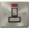 Click Deco Satin Chrome 13A Switched Spur Neon VPSC752BK -RS Electrical Supplies Click Deco Satin Chrome 13A Switched Spur Neon VPSC752BK Available from RS Electrical Supplies