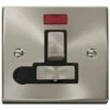Click Deco Satin Chrome 13A Switched Spur With Flex And Neon VPSC552BK -RS Electrical Supplies Click Deco Satin Chrome 13A Switched Spur with Flex and Neon VPSC552BK Available from RS Electrical Supplies
