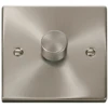 Click Deco Satin Chrome 1G LED Dimmer Switch VPSC161 -RS Electrical Supplies Click Deco Satin Chrome 1G LED Dimmer Switch VPSC161 Available from RS Electrical Supplies