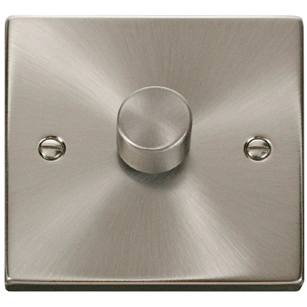 Click Deco Satin Chrome 1G LED Dimmer Switch VPSC161 3 Click Deco Satin Chrome 1G LED Dimmer Switch VPSC161