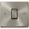 Click Deco Satin Chrome 1G Light Switch VPSC411BK 2 Click Deco Satin Chrome 1G Light Switch VPSC411BK -RS Electrical Supplies Click Deco Satin Chrome 1G Light Switch VPSC411BK Available from RS Electrical Supplies