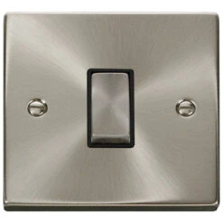 Click Deco Satin Chrome Intermediate Switch VPSC425BK