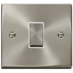 Click Deco Satin Chrome Intermediate Switch VPSC425WH
